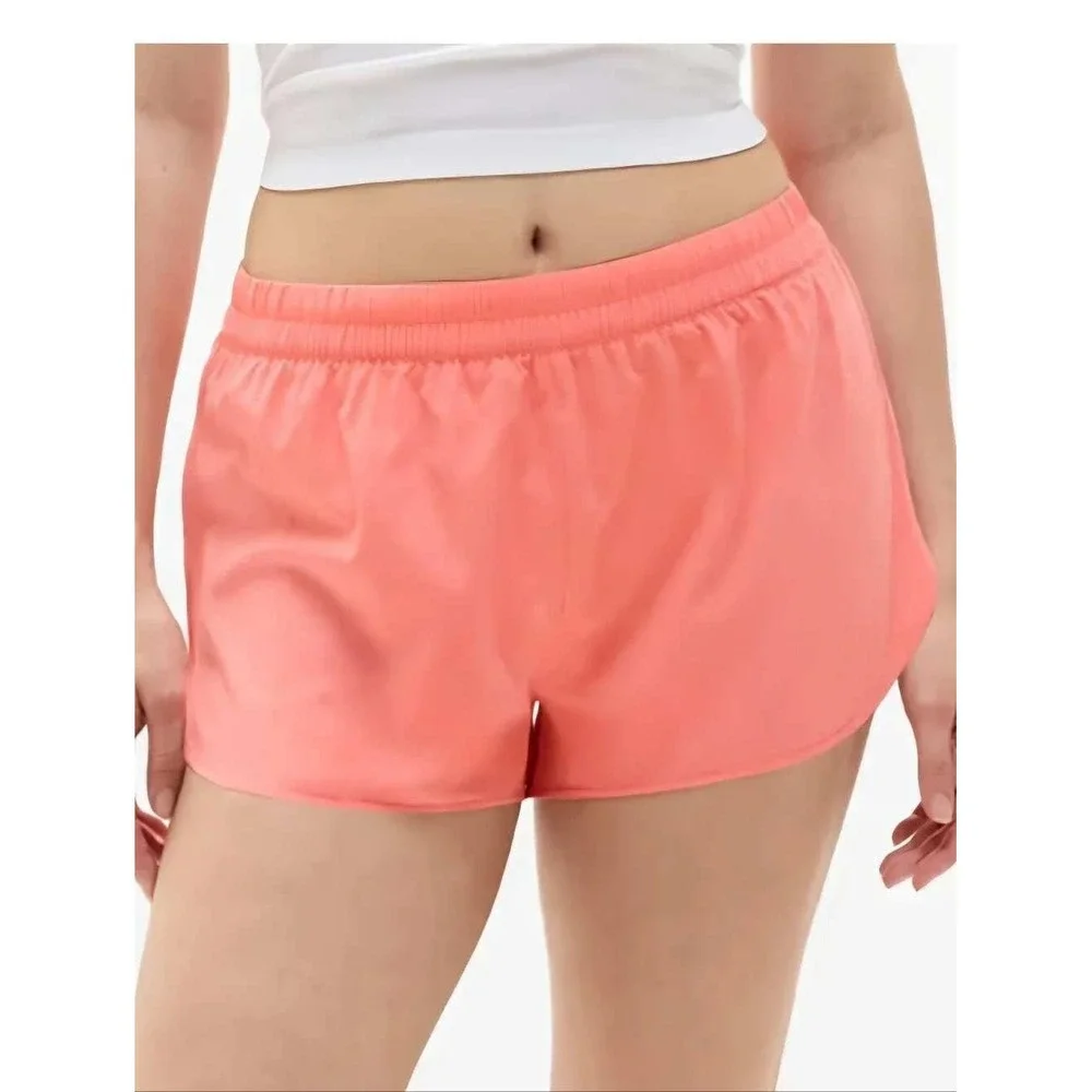 NWT Athleta Speedwork Mid Rise 2.5 inch Running Short Mimosa Pink MSRP: $55 Sz M